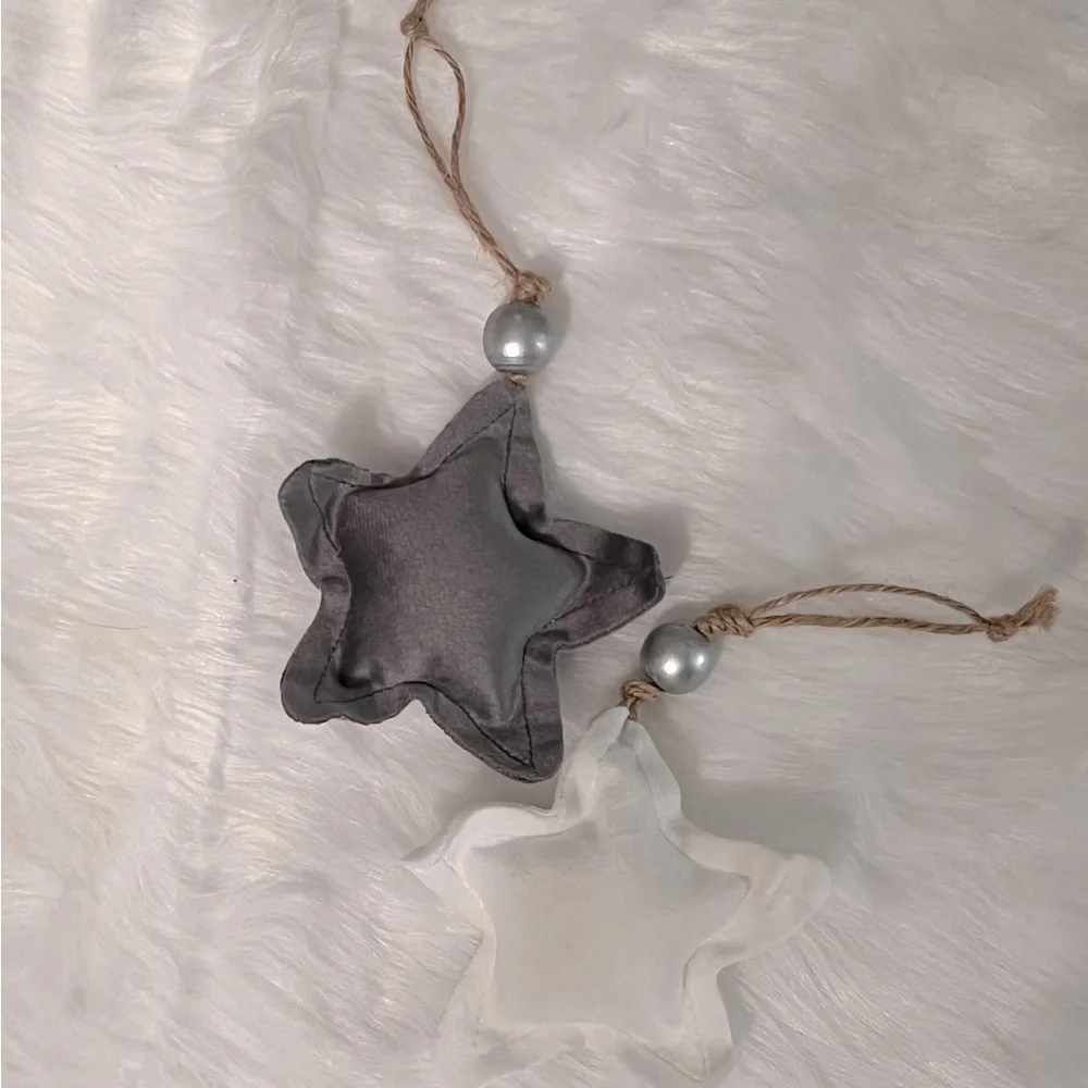 SUPER Soft Felt Star Fabric Christmas Ornaments